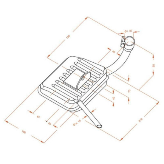 ESCAPE VESPA SITO PLUS 125N/S /L