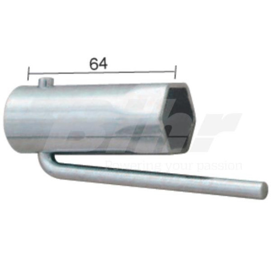 LLAVE DE BUJIA PLEGABLE 21MM