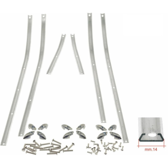KIT GUIAS DE SUELO VESPA 50 PRIMAVERA ET3 SUPER