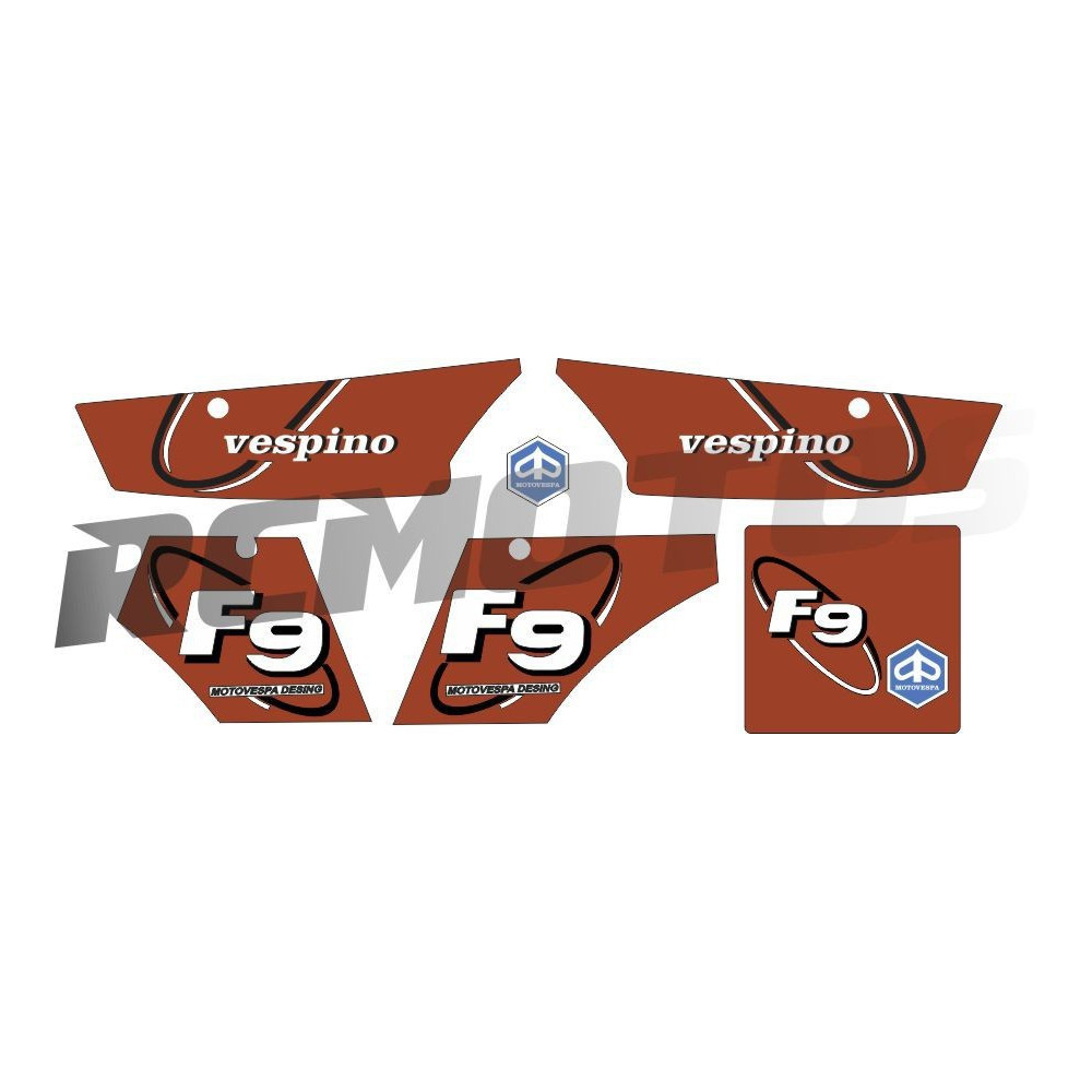 KIT PEGATINAS VESPINO F9