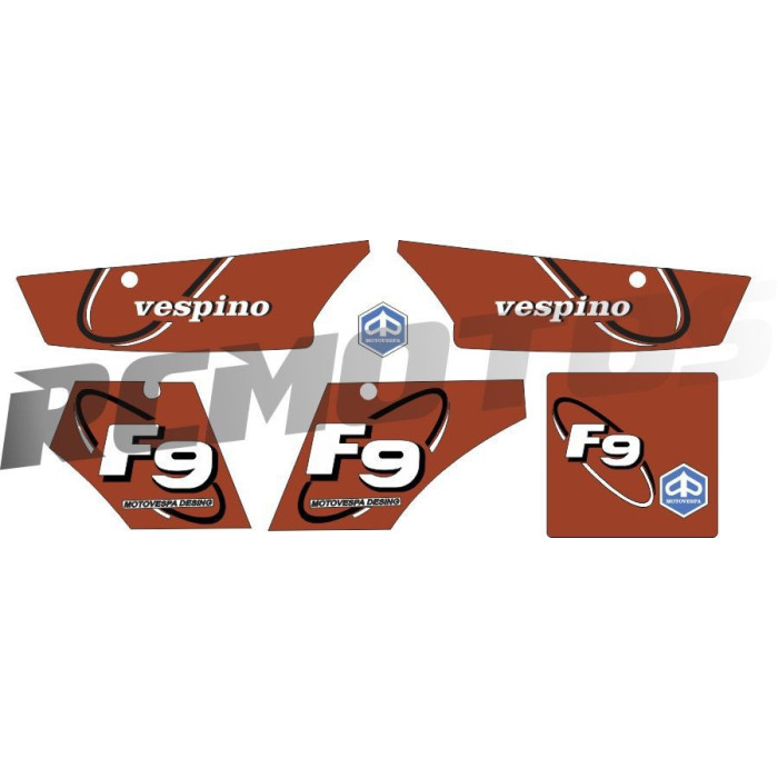 KIT PEGATINAS VESPINO F9