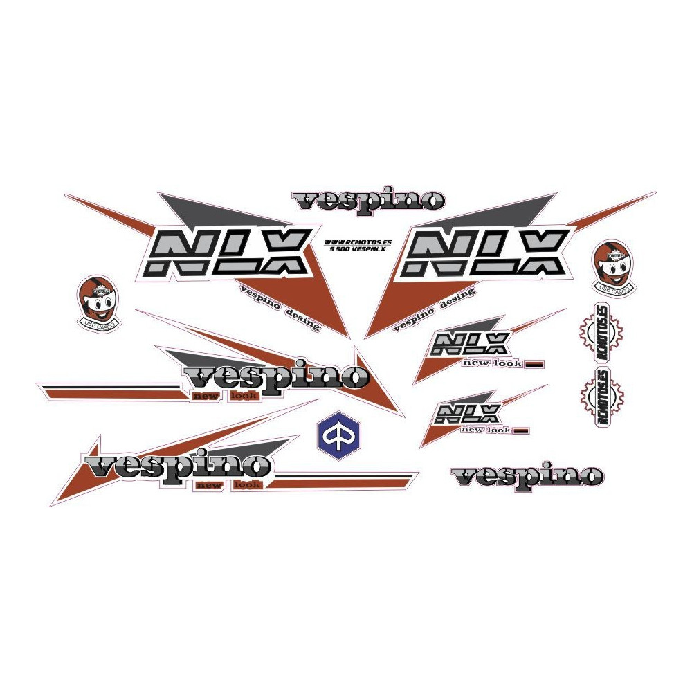 KIT PEGATINAS VESPINO NLX