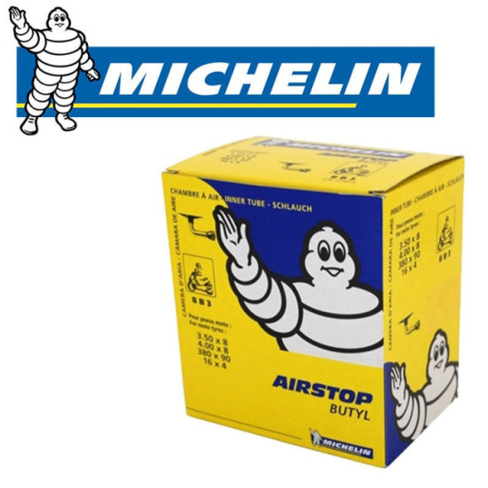 CAMARA MICHELIN 8 PULGADAS VALVULA CURVA