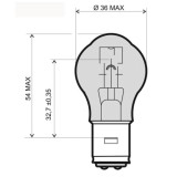 LAMPARA 6V 35/35W BA20D