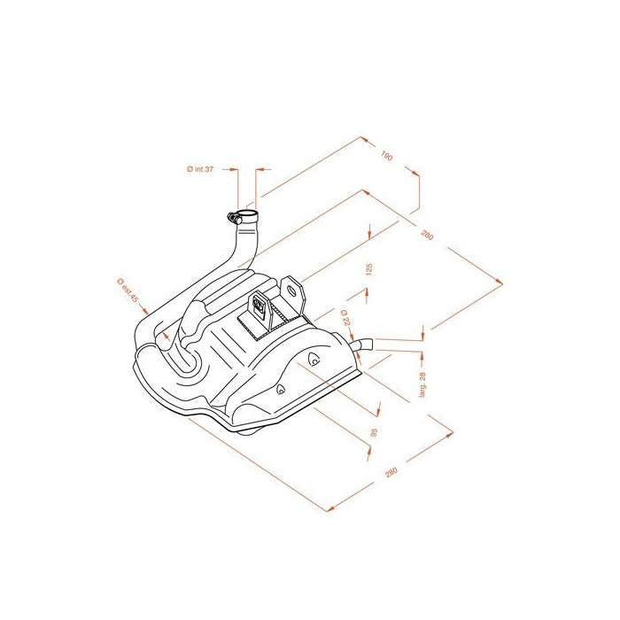 ESCAPE SITO PLUS VESPA 125 150  IRIS PX CL