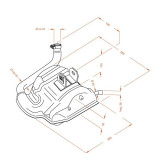 ESCAPE SITO PLUS VESPA 125 150  IRIS PX CL