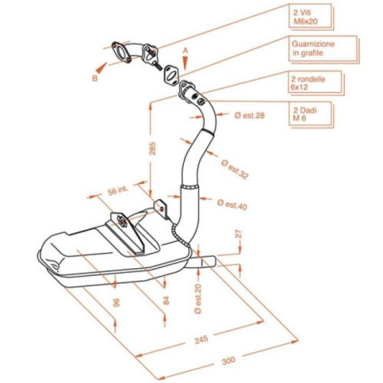 ESCAPE SITO PLUS VESPA PK 75 125