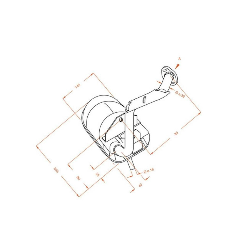 ESCAPE SITO  VESPA PK 75 125